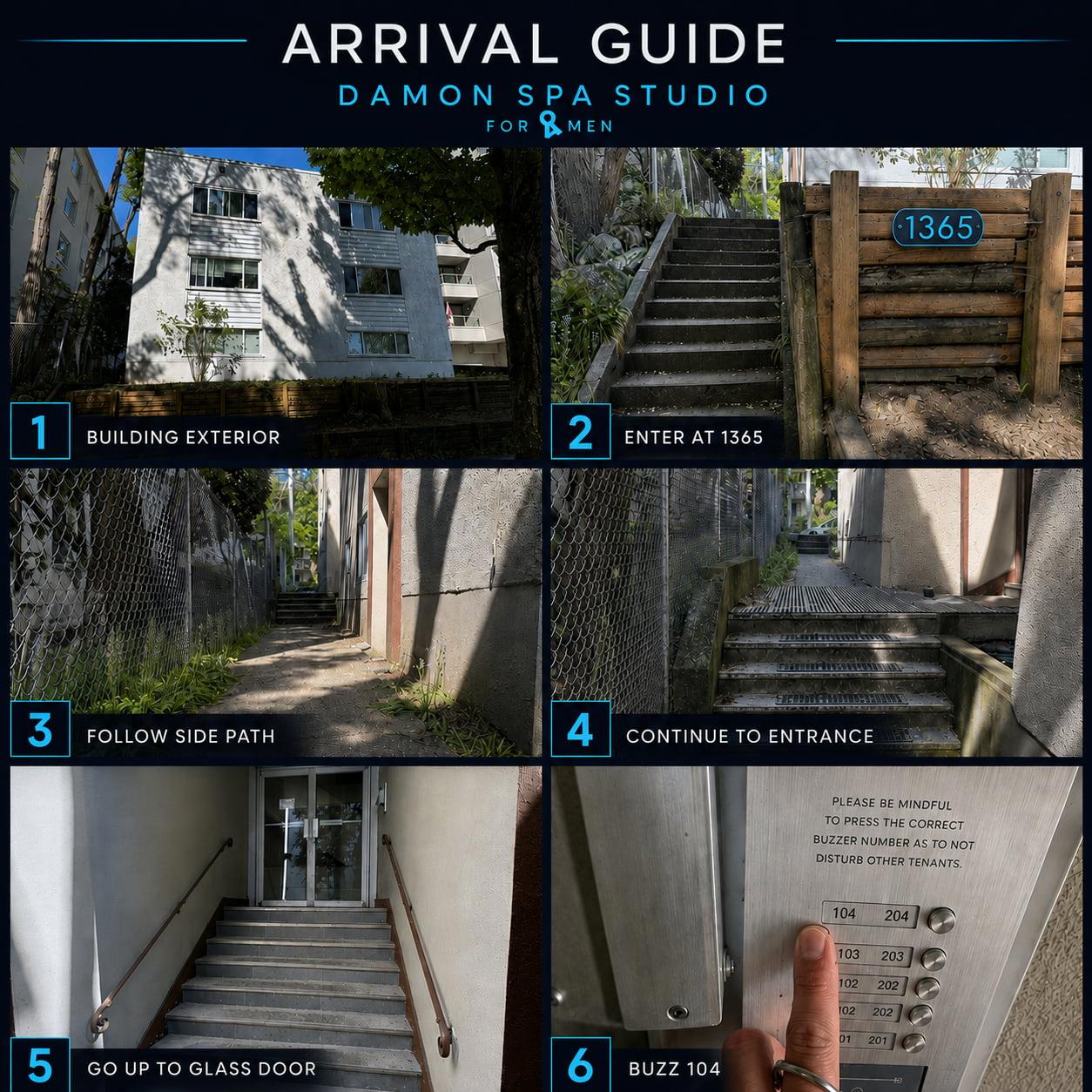 Damon Spa Studio for Men arrival guide